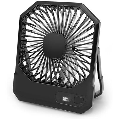 OEM Mini Ventilatore Da Tavolo Con Batteria Da 2600 Mah, Ultra Sottile, Pieghevole, Con Tre Velocità E Inclinazione Di 180° - Crezuo OEM Mini Ventilatore Da Tavolo Con Batteria Da 2600 Mah, Ultra Sottile, Pieghevole, Con Tre Velocità E Inclinazione Di 180° - Crezuo