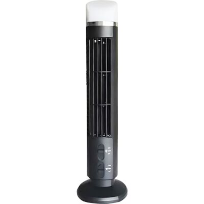 OEM Ventilatore A Torre Verticale Da 38 Cm (15 Pollici) Con Rotazione A 360° E 2 Velocità, Bianco E Nero. OEM Ventilatore A Torre Verticale Da 38 Cm (15 Pollici) Con Rotazione A 360° E 2 Velocità, Bianco E Nero.