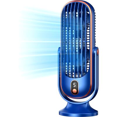 OEM Ventilatore A Torre Per Camera Da Letto, Ventilatore Da Scrivania Portatile Ricaricabile A 5 Velocità, Ventilatore Di Raffreddamento Rotante A 720° Per Ufficio Domestico OEM Ventilatore A Torre Per Camera Da Letto, Ventilatore Da Scrivania Portatile Ricaricabile A 5 Velocità, Ventilatore Di Raffreddamento Rotante A 720° Per Ufficio Domestico
