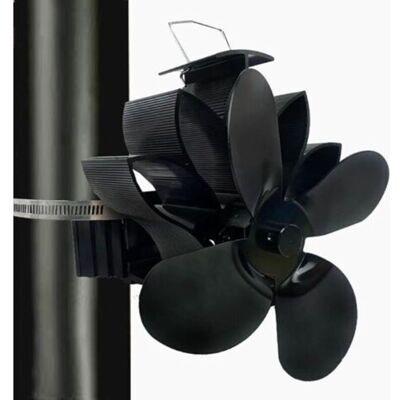 URSUS Ventilatore Non Elettrico Per Stufe A Legna - Ventilatore Termico - 4 Pale - Motore Silenzioso - Flusso D'Aria Orizzontale URSUS Ventilatore Non Elettrico Per Stufe A Legna - Ventilatore Termico - 4 Pale - Motore Silenzioso - Flusso D'Aria Orizzontale