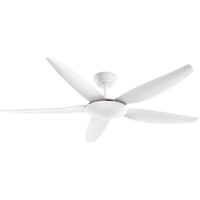 LIIYIELA Ventilatore Da Soffitto Perenz 7200 B Bianco Senza Luce, Diametro 142 Cm, 5 Pale, 5 Velocità, Motore Dc Da 50 W, Silenzioso. LIIYIELA Ventilatore Da Soffitto Perenz 7200 B Bianco Senza Luce, Diametro 142 Cm, 5 Pale, 5 Velocità, Motore Dc Da 50 W, Silenzioso.