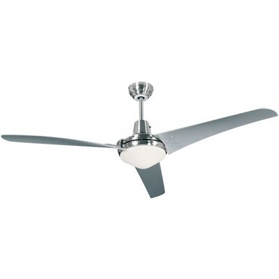 CasaFan Ventilatore a soffitto Mirage BN-SL Cromo / Nichel spazzolato - Ventilatore a soffitto CasaFan Ventilatore a soffitto Mirage BN-SL Cromo / Nichel spazzolato - Ventilatore a soffitto
