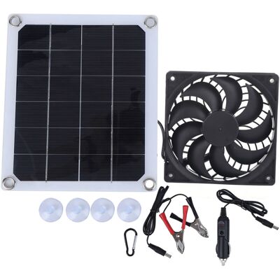 OEM Ventilatore Di Scarico Portatile Con Pannello Solare Da 10 W Per Ricarica Esterna Dell'auto, Alimentazione Dc5v -crezuo OEM Ventilatore Di Scarico Portatile Con Pannello Solare Da 10 W Per Ricarica Esterna Dell'auto, Alimentazione Dc5v -crezuo