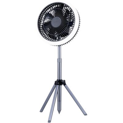 OEM Ventilatore Da Campeggio Intelligente Con Luce, Treppiede Regolabile, Batteria Da 15.000 Mah, Controllo Tramite App, Luce E Velocità Regolabili, Timer Da 2h/4h/6h. OEM Ventilatore Da Campeggio Intelligente Con Luce, Treppiede Regolabile, Batteria Da 15.000 Mah, Controllo Tramite App, Luce E Velocità Regolabili, Timer Da 2h/4h/6h.