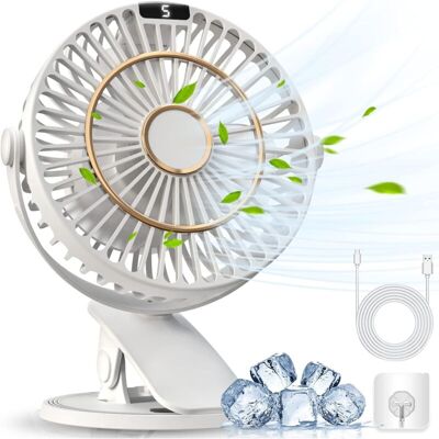 OEM Mini Ventilatore A Clip Con Rotazione A 720°, Silenzioso E Portatile, Ideale Per Casa, Ufficio E Viaggi - Crezuo OEM Mini Ventilatore A Clip Con Rotazione A 720°, Silenzioso E Portatile, Ideale Per Casa, Ufficio E Viaggi - Crezuo