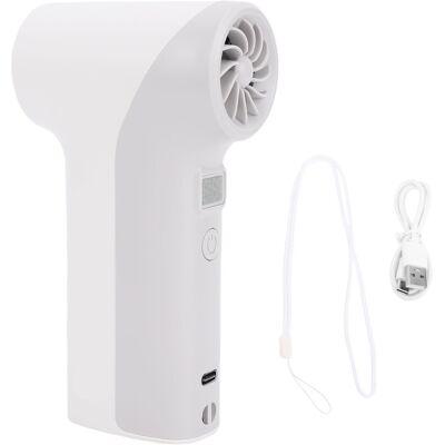 OEM Ventilatore Turbo Portatile, Alta Velocità 40.000 Giri/minuto, 5 Velocità, Ricaricabile, Con Luce Led Grigia OEM Ventilatore Turbo Portatile, Alta Velocità 40.000 Giri/minuto, 5 Velocità, Ricaricabile, Con Luce Led Grigia