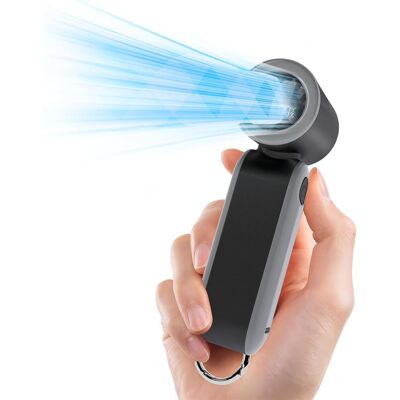 Neptune Mertturm Mini Ventilatore Portatile, Ventilatore Tascabile Da 17400 Rpm Con Gancio, Ventilatore Turbo Ricaricabile Da 3000 Mah Con 5 Velocità Per Pendolarismo/passeggiate/shopping/viaggi/scuola - Nero Neptune Mertturm Mini Ventilatore Portatile, Ventilatore Tascabile Da 17400 Rpm Con Gancio, Ventilatore Turbo Ricaricabile Da 3000 Mah Con 5 Velocità Per Pendolarismo/passeggiate/shopping/viaggi/scuola - Nero
