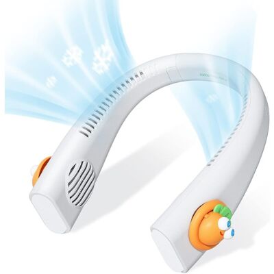 OEM Ventilatore Da Collo Portatile, Elettrico, Senza Fili Con Funzione Di Ricarica Usb, Tubo Di Ventilazione, Raffreddamento, Silenzioso, Per Sport All'aria Aperta - Crezuo OEM Ventilatore Da Collo Portatile, Elettrico, Senza Fili Con Funzione Di Ricarica Usb, Tubo Di Ventilazione, Raffreddamento, Silenzioso, Per Sport All'aria Aperta - Crezuo
