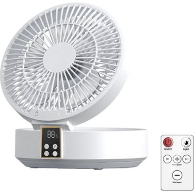 OEM Ventilatore Da Tavolo/parete, Oscillazione Automatica, Batteria Ricaricabile, Funzionamento Silenzioso, Telecomando, 3 Velocità, Luce Ambientale OEM Ventilatore Da Tavolo/parete, Oscillazione Automatica, Batteria Ricaricabile, Funzionamento Silenzioso, Telecomando, 3 Velocità, Luce Ambientale