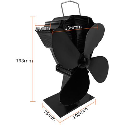 OEM Ventilatore Per Stufa A Legna A 4 Pale Ultra Silenzioso E Ad Alta Potenza Con Sistema Di Alimentazione Eco Burning Per Una Distribuzione Efficiente -crezuo OEM Ventilatore Per Stufa A Legna A 4 Pale Ultra Silenzioso E Ad Alta Potenza Con Sistema Di Alimentazione Eco Burning Per Una Distribuzione Efficiente -crezuo