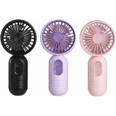 OEM Mini Ventilatore Portatile, Set Da Tre Pezzi, Tre Velocità, Ricarica Usb, Piccolo Ventilatore Portatile, Nero + Viola + Rosa OEM Mini Ventilatore Portatile, Set Da Tre Pezzi, Tre Velocità, Ricarica Usb, Piccolo Ventilatore Portatile, Nero + Viola + Rosa