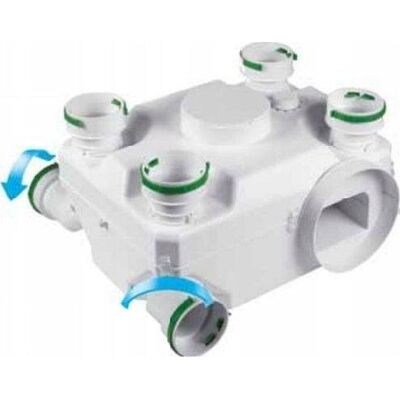 AWENTA Ventilatore Centrale Cvu400ht Bianco Silenzioso AWENTA Ventilatore Centrale Cvu400ht Bianco Silenzioso