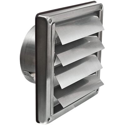 VENTS Griglia Di Ventilazione Mvm 100 Vj Acciaio Inox 13,7 Cm VENTS Griglia Di Ventilazione Mvm 100 Vj Acciaio Inox 13,7 Cm
