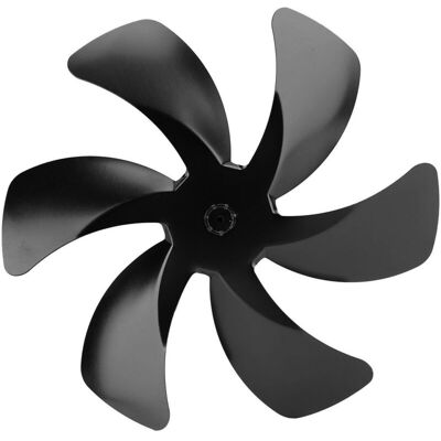 OEM Pala Per Ventilatore Da Stufa A 6 Pale In Lega Di Alluminio, Migliora La Circolazione Dell'aria Calda, Sostituzione Per Canna Fumaria, Nera -crezuo OEM Pala Per Ventilatore Da Stufa A 6 Pale In Lega Di Alluminio, Migliora La Circolazione Dell'aria Calda, Sostituzione Per Canna Fumaria, Nera -crezuo
