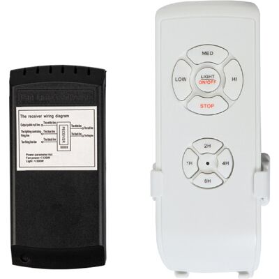 OEM Kit Telecomando Universale Da 110 V Per Ventilatore Da Soffitto Con Luce 3 In 1: Controllo Della Velocità, Timer E Protezione Da Carico Elevato. OEM Kit Telecomando Universale Da 110 V Per Ventilatore Da Soffitto Con Luce 3 In 1: Controllo Della Velocità, Timer E Protezione Da Carico Elevato.