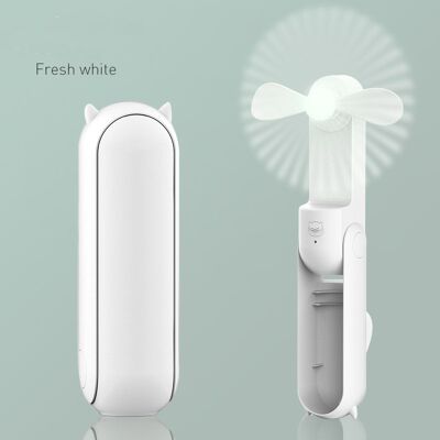 OEM Nuovo Ventilatore Portatile Multifunzionale Per Studenti, Ventilatore Tascabile Ricaricabile Tramite Usb, Mini Ventilatore Pieghevole Bianco OEM Nuovo Ventilatore Portatile Multifunzionale Per Studenti, Ventilatore Tascabile Ricaricabile Tramite Usb, Mini Ventilatore Pieghevole Bianco