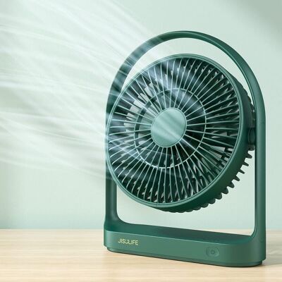 OEM Ventilateur De Bureau, Silencieux Ventilateur Bureau Portable À Piles Avec 4 Vitesses, Max 15 Heures, Mini Ventilateur De Table Rechargeable Usb 4000 Mah Pour Bureau/chambre/voyage-vert OEM Ventilateur De Bureau, Silencieux Ventilateur Bureau Portable À Piles Avec 4 Vitesses, Max 15 Heures, Mini Ventilateur De Table Rechargeable Usb 4000 Mah Pour Bureau/chambre/voyage-vert