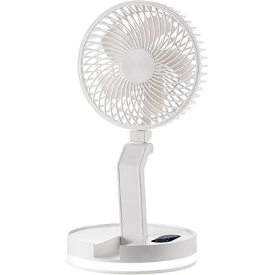 OEM Ventilatore Flessibile Ricaricabile Usb 3 Velocità Regolabili Velata Integrata (bianco) OEM Ventilatore Flessibile Ricaricabile Usb 3 Velocità Regolabili Velata Integrata (bianco)