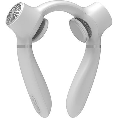 OEM Ventilatore Da Collo Portatile Con Funzione Di Climatizzazione, 2 Cuscinetti Rinfrescanti, Batteria Ricaricabile Da 4000 Mah. OEM Ventilatore Da Collo Portatile Con Funzione Di Climatizzazione, 2 Cuscinetti Rinfrescanti, Batteria Ricaricabile Da 4000 Mah.