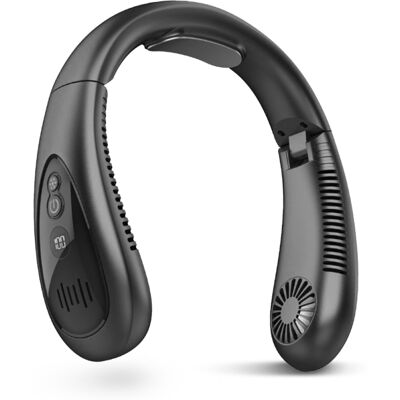 OEM Ventilatore Da Collo Portatile, Flusso D'Aria Rinfrescante, Batteria Ricaricabile Usb Da 5000 Mah, 3 Velocità, Senza Pale (nero) OEM Ventilatore Da Collo Portatile, Flusso D'Aria Rinfrescante, Batteria Ricaricabile Usb Da 5000 Mah, 3 Velocità, Senza Pale (nero)