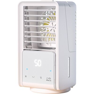 OEM Ventilatore Da Tavolo Con Getto D'Acqua Fredda, Piccolo Dispositivo Di Raffreddamento Da Esterno, Mini Condizionatore Portatile Da Comodino (bianco, Taglia Unica) OEM Ventilatore Da Tavolo Con Getto D'Acqua Fredda, Piccolo Dispositivo Di Raffreddamento Da Esterno, Mini Condizionatore Portatile Da Comodino (bianco, Taglia Unica)
