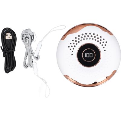 OEM Ventilatore Portatile Donut Con Cordone E Clip Taille, Ricaricabile, Senza Pale, Affichage Led, Bianco OEM Ventilatore Portatile Donut Con Cordone E Clip Taille, Ricaricabile, Senza Pale, Affichage Led, Bianco