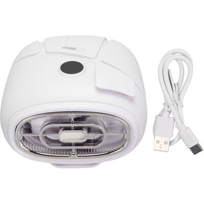 OEM Ventilatore Portatile Con Diffusore Di Aromaterapia, 100 Velocità Regolabili In Continuo, Display Digitale A Led, Ricaricabile, Per Uso Esterno (bianco). OEM Ventilatore Portatile Con Diffusore Di Aromaterapia, 100 Velocità Regolabili In Continuo, Display Digitale A Led, Ricaricabile, Per Uso Esterno (bianco).