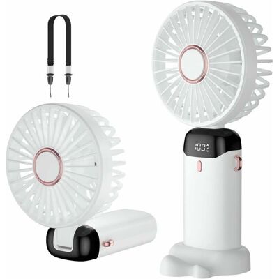 URSUS Ventilatore Portatile, Mini Ventilatore Portatile Ricaricabile Tramite Usb, Piccolo Ventilatore Tascabile A 5 Velocità Con Base - Bianco, Batteria Da 4200 Mah, Ventilatore Da Scrivania Pieghevole Per URSUS Ventilatore Portatile, Mini Ventilatore Portatile Ricaricabile Tramite Usb, Piccolo Ventilatore Tascabile A 5 Velocità Con Base - Bianco, Batteria Da 4200 Mah, Ventilatore Da Scrivania Pieghevole Per
