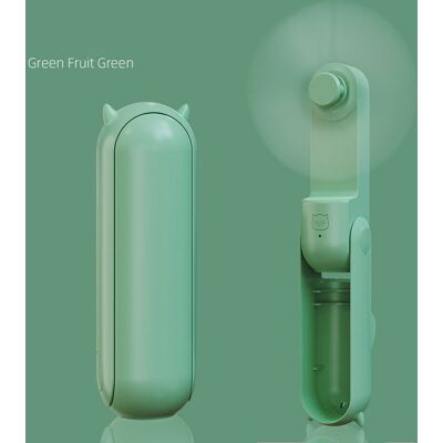 OEM Nuovo Ventilatore Portatile Multifunzionale Per Studenti, Ventilatore Tascabile Ricaricabile Tramite Usb, Mini Ventilatore Pieghevole Verde OEM Nuovo Ventilatore Portatile Multifunzionale Per Studenti, Ventilatore Tascabile Ricaricabile Tramite Usb, Mini Ventilatore Pieghevole Verde