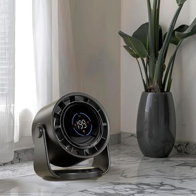 OEM Ventilatore Multifunzionale Da 4000 Mah Con Potente Display Digitale Per Ufficio, Viaggi E Uso Interno - Abs Con Texture Perfetta - Nero - Altro OEM Ventilatore Multifunzionale Da 4000 Mah Con Potente Display Digitale Per Ufficio, Viaggi E Uso Interno - Abs Con Texture Perfetta - Nero - Altro