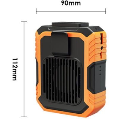 OEM Ventilatore Portatile A Clip Per La Vita – 3 Velocità, Batteria Da 4000 Mah, Funzione Vivavoce E Ricarica Integrata – Arancione OEM Ventilatore Portatile A Clip Per La Vita – 3 Velocità, Batteria Da 4000 Mah, Funzione Vivavoce E Ricarica Integrata – Arancione