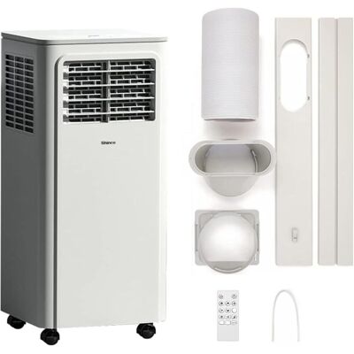 Shinco 7000BTU - Aria Condizionata Portatile - 3-in-1 (Aria Condizionata, Deumidificatore, Ventilatore) Shinco 7000BTU - Aria Condizionata Portatile - 3-in-1 (Aria Condizionata, Deumidificatore, Ventilatore)