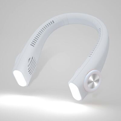 OEM Ventilatore Da Collo Portatile, Elettrico, Senza Fili Con Funzione Di Ricarica Usb, Tubo Di Ventilazione, Raffreddamento, Silenzioso, Per Sport All'aria Aperta - Crezuo OEM Ventilatore Da Collo Portatile, Elettrico, Senza Fili Con Funzione Di Ricarica Usb, Tubo Di Ventilazione, Raffreddamento, Silenzioso, Per Sport All'aria Aperta - Crezuo