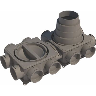 Wolf Distributore Aria Piatto Mini 12-75 Per Cwl, 2577838 Wolf Distributore Aria Piatto Mini 12-75 Per Cwl, 2577838