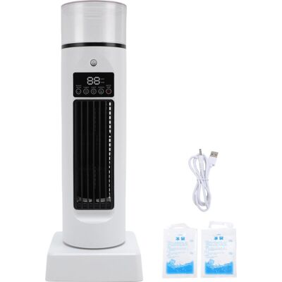 OEM Ventilatore Da Scrivania Portatile A Torre, Condizionatore D'Aria A Foglia Antiappannamento, Umidificatore Alimentato Tramite Usb Per Casa, Dormitorio E Ufficio OEM Ventilatore Da Scrivania Portatile A Torre, Condizionatore D'Aria A Foglia Antiappannamento, Umidificatore Alimentato Tramite Usb Per Casa, Dormitorio E Ufficio