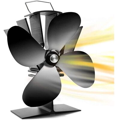 OEM Ventilatore Per Stufa A Legna A 4 Pale – Alluminio Anodizzato – Circolazione Silenziosa Dell'aria Calda – Temperatura Di Esercizio Da 60°c -crezuo OEM Ventilatore Per Stufa A Legna A 4 Pale – Alluminio Anodizzato – Circolazione Silenziosa Dell'aria Calda – Temperatura Di Esercizio Da 60°c -crezuo