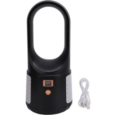 OEM Ventilatore Da Tavolo Usb, 6 Velocità, Silenzioso, Portatile, Senza Pale, Con Indicatore Di Carica, Per Casa, Camera Da Letto, Ufficio, Nero OEM Ventilatore Da Tavolo Usb, 6 Velocità, Silenzioso, Portatile, Senza Pale, Con Indicatore Di Carica, Per Casa, Camera Da Letto, Ufficio, Nero