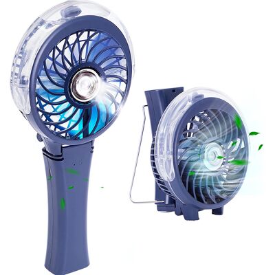 OEM Ventilatore Portatile Nebulizzatore Con 7 Luci Notturne Colorate (blu Reale) OEM Ventilatore Portatile Nebulizzatore Con 7 Luci Notturne Colorate (blu Reale)