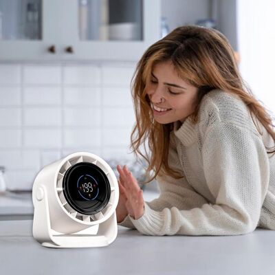 OEM Potente Ventilatore Multifunzione Da 4000 Mah Con Display Digitale Per Ufficio E Viaggi, Uso Interno, Abs Con Texture Perfetta, Bianco - Altro OEM Potente Ventilatore Multifunzione Da 4000 Mah Con Display Digitale Per Ufficio E Viaggi, Uso Interno, Abs Con Texture Perfetta, Bianco - Altro