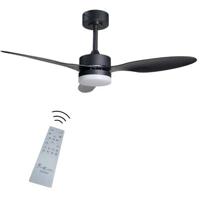 F-BRIGHT Ventilatore Da Soffitto Nero Con Luce Led Dimmerabile E Motore A Corrente Continua – 6 Velocità F-BRIGHT Ventilatore Da Soffitto Nero Con Luce Led Dimmerabile E Motore A Corrente Continua – 6 Velocità