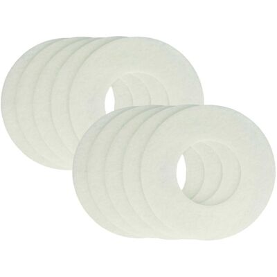 vhbw 10x Filtro d'Aria - Compatibile con Balzer A 60, A 90, L-G, L-G/BM, Ventilatore - Filtro d'aria vhbw 10x Filtro d'Aria - Compatibile con Balzer A 60, A 90, L-G, L-G/BM, Ventilatore - Filtro d'aria