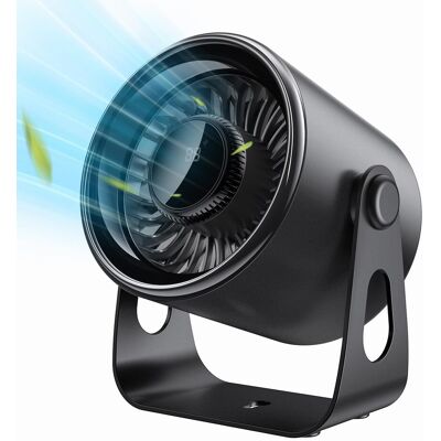 OEM Ventilatore Da Tavolo Portatile Ricaricabile, Ideale Per Camera Da Letto, Ufficio E Viaggi, Nero OEM Ventilatore Da Tavolo Portatile Ricaricabile, Ideale Per Camera Da Letto, Ufficio E Viaggi, Nero