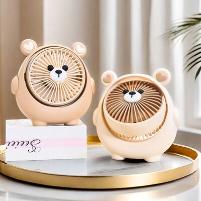 OEM Mini Ventilatore Portatile A Forma Di Orsetto – Albicocca, Ricaricabile Tramite Usb, 3 Velocità, Design Carino E Compatto OEM Mini Ventilatore Portatile A Forma Di Orsetto – Albicocca, Ricaricabile Tramite Usb, 3 Velocità, Design Carino E Compatto