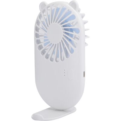 OEM Ventilatore Personale Con Base, Mini Ventilatore Portatile Ricaricabile E Grazioso, 3 Velocità Del Vento, Adatto Per Uso Interno Ed Esterno, Bianco/blu. OEM Ventilatore Personale Con Base, Mini Ventilatore Portatile Ricaricabile E Grazioso, 3 Velocità Del Vento, Adatto Per Uso Interno Ed Esterno, Bianco/blu.
