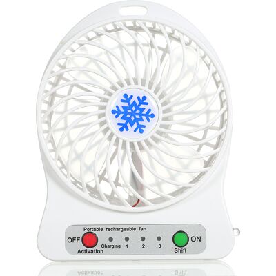 OEM Ventilatore Da Scrivania Portatile Ricaricabile Con Luce Led, Mini Ventilatore Da Scrivania, Ricarica Usb, Funzione Di Raffreddamento, 3 Velocità, Illuminazione A Led, Funzione Di Raffreddamento (bian OEM Ventilatore Da Scrivania Portatile Ricaricabile Con Luce Led, Mini Ventilatore Da Scrivania, Ricarica Usb, Funzione Di Raffreddamento, 3 Velocità, Illuminazione A Led, Funzione Di Raffreddamento (bian