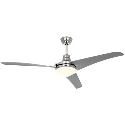 Ventilatore a soffitto CasaFan Mirage - Telecomando, 142cm, Grigio Argento Ventilatore a soffitto CasaFan Mirage - Telecomando, 142cm, Grigio Argento