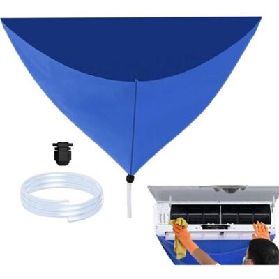 ULISEM Copertura Per La Pulizia Del Condizionatore Split, Kit Di Sacchetti Per La Pulizia Impermeabili Per Condizionatore, Strumento Di Pulizia Protettivo Impermeabile E Riutilizzabile, Sacchetto Per La Puli ULISEM Copertura Per La Pulizia Del Condizionatore Split, Kit Di Sacchetti Per La Pulizia Impermeabili Per Condizionatore, Strumento Di Pulizia Protettivo Impermeabile E Riutilizzabile, Sacchetto Per La Puli