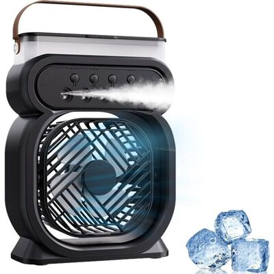 ULISEM Condizionatore D'Aria Portatile Silenzioso 3 In 1: Raffreddatore D'Aria, Umidificatore E Ventilatore Nebulizzatore, Con Timer E Luce Notturna. ULISEM Condizionatore D'Aria Portatile Silenzioso 3 In 1: Raffreddatore D'Aria, Umidificatore E Ventilatore Nebulizzatore, Con Timer E Luce Notturna.