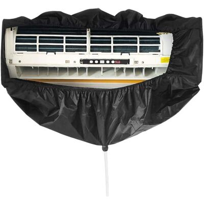 OEM Copertura Di Pulizia Per Condizionatore Split Con Tubo Dell'acqua Da 2,5 M E Uscita Di Scarico, Piastre Di Supporto Su Entrambi I Lati, Pannelli Impermeabili, Condizionatore A Parete, Nero OEM Copertura Di Pulizia Per Condizionatore Split Con Tubo Dell'acqua Da 2,5 M E Uscita Di Scarico, Piastre Di Supporto Su Entrambi I Lati, Pannelli Impermeabili, Condizionatore A Parete, Nero