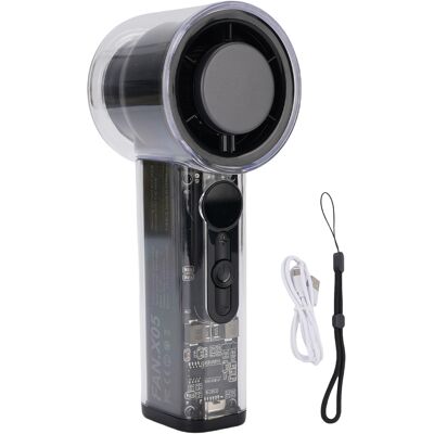 OEM Ventilatore Portatile A 100 Velocità, Silenzioso, Con Raffreddamento A Ghiaccio, A Semiconduttore (nero) OEM Ventilatore Portatile A 100 Velocità, Silenzioso, Con Raffreddamento A Ghiaccio, A Semiconduttore (nero)